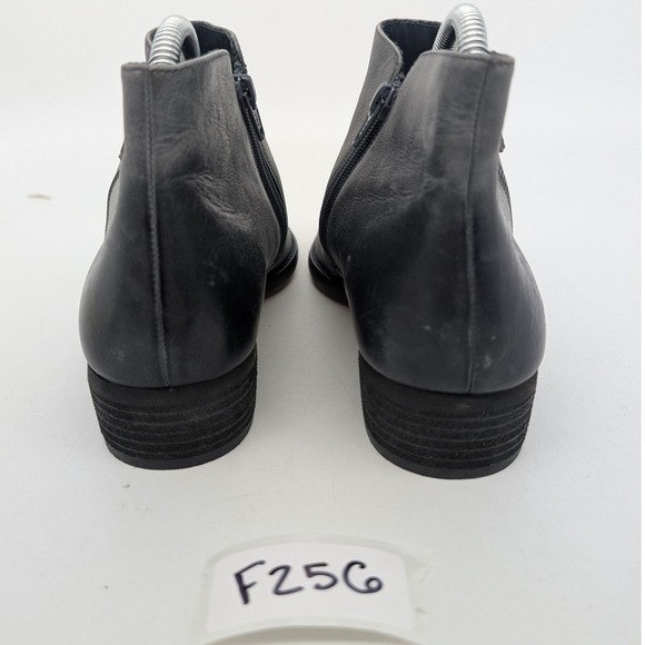 Vaneli Women Size 10M Gray Side Zip Ankle Boots Block Heel Pointed Toe - Picture 8 of 13